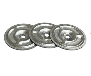 Dakplaatjes 50 mm verzinkt 0.7 mm 100 stuks