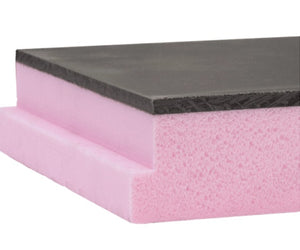 XPS kantplank antraciet - 1250x300x100+8mm - Rd 2,85