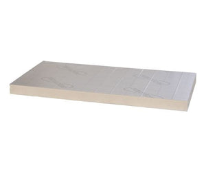 Plaat Recticel Silver PIR - 1200x600x142mm - aluminium cachering - Rd 6.45 (0,72m2)