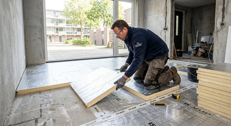 Hoe isoleer je de vloer van een appartement?