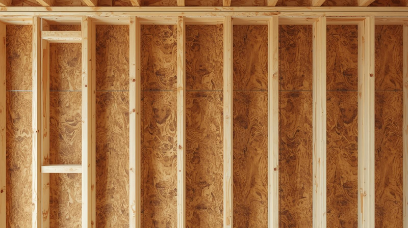 Te isoleren wand met naden en kieren