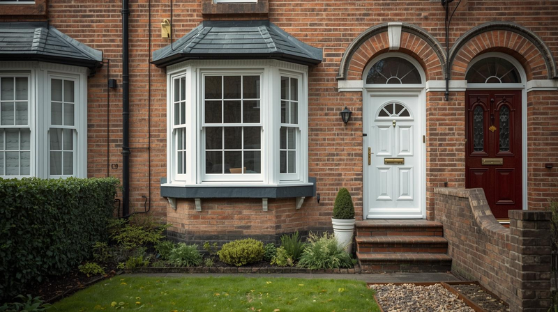 buitenmuur van een rijtjeshuis