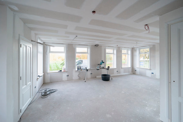 geïsoleerd vals plafond afgewerkt