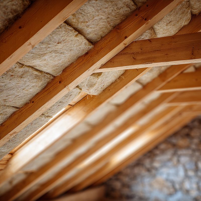 Plafond isoleren tussen balken