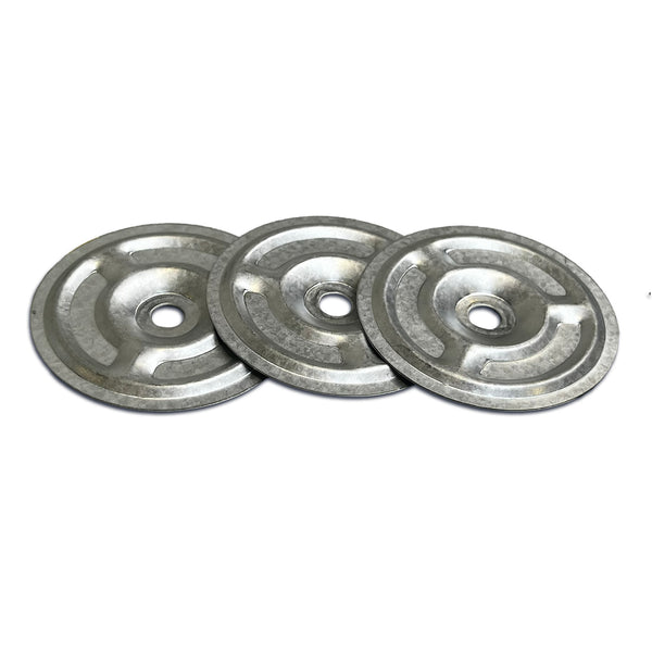 Dakplaatjes 90 mm verzinkt 0.7 mm 100 stuks