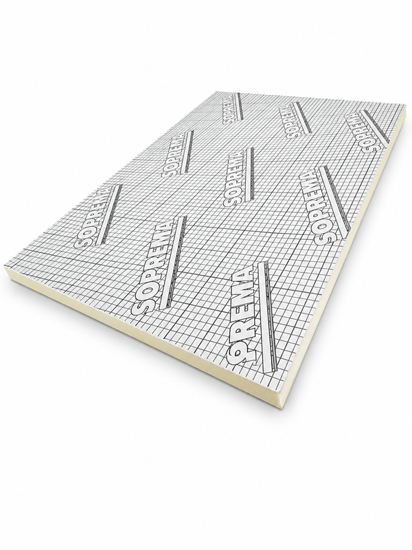 Plaat Efyos PIR - 1200x600x50mm - aluminium cachering - Rd 2.25 - 0.72m2