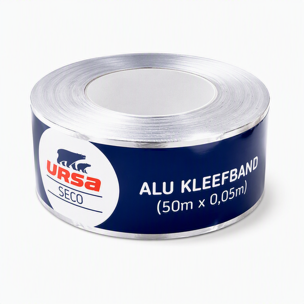 URSA Aluminium tape | 50mm x 50mtr (voor spijkerflens)