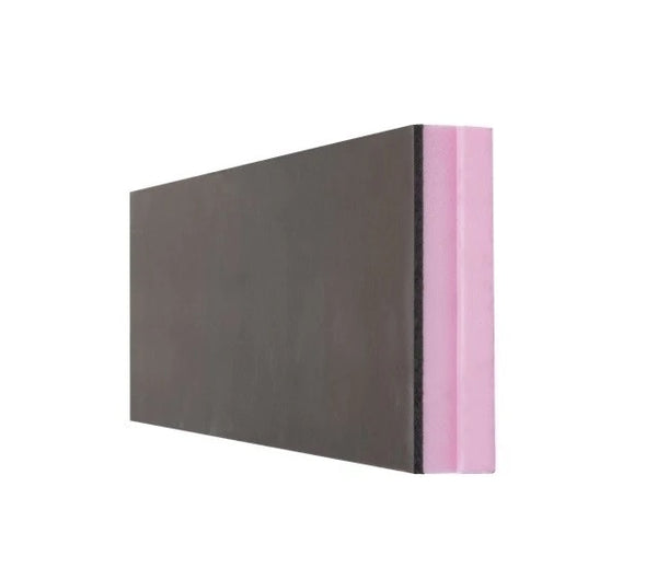 XPS kantplank antraciet - 1250x300x50+8mm - Rd 1,55