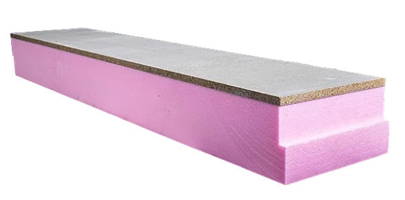 XPS kantplank grijs - 1250x300x50+10mm - Rd 1,55