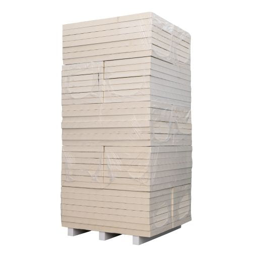 Plaat Recticel Silver PIR - 1200x600x120mm - aluminium cachering - Rd 5.45 (0,72m2)