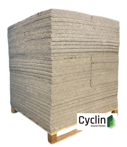 Pallet Cyclin Cellulose Geluidsisolatie - 1200x600x30mm - Rd 0.79