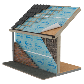 Tyvek Soft damp-open dakfolie (Roofliner) - 1.5x50mtr