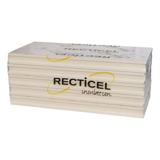Recticel Eurowall PIR - 1200x600x95mm - aluminium cachering (tand en groef) - Rd 4.30 (5pl/pak)